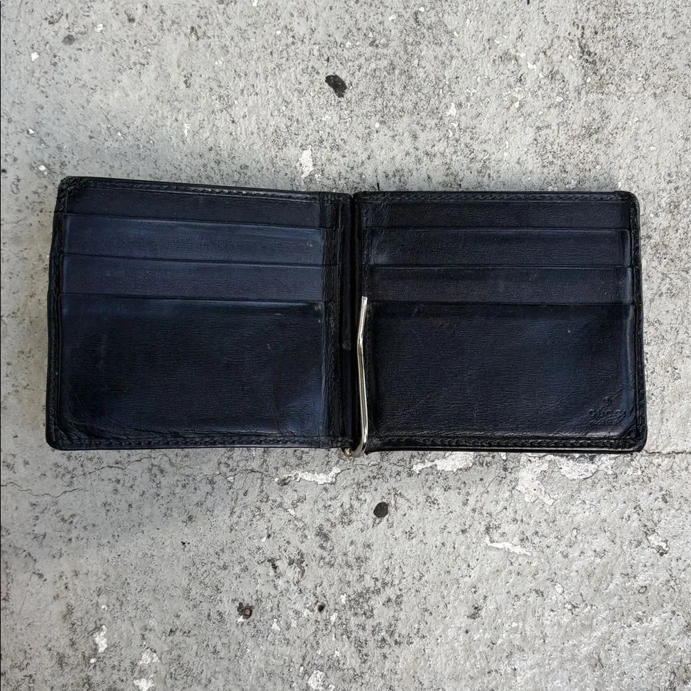 Vintage Gucci folding money clip wallet